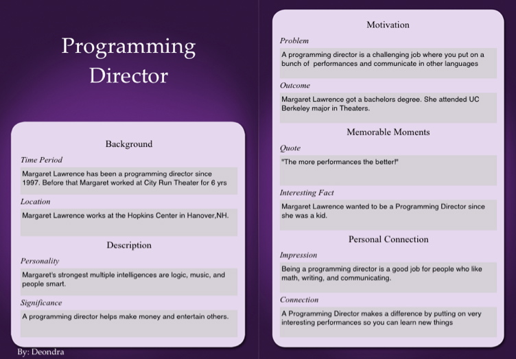 Kid-Created Career Trading Cards